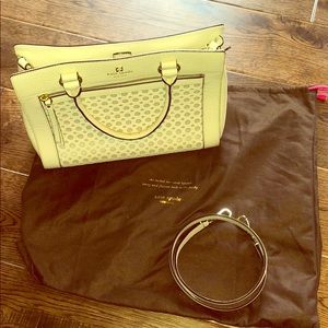 Cream Kate Spade Purse
